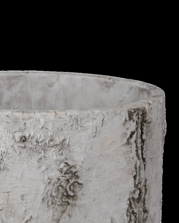 Safavieh Faux Birch Medium Planter - Grey | Currey & Co - 2200-0054