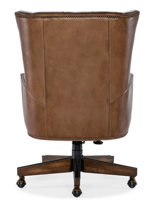 Safavieh Finley Executive Chair - Brown | Hooker Furniture - EC109-083