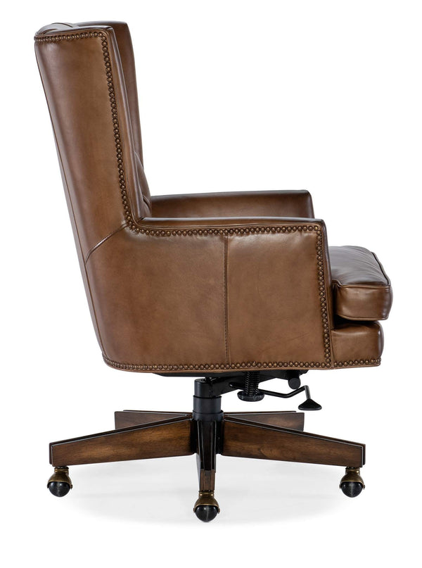 Safavieh Finley Executive Chair - Brown | Hooker Furniture - EC109-083