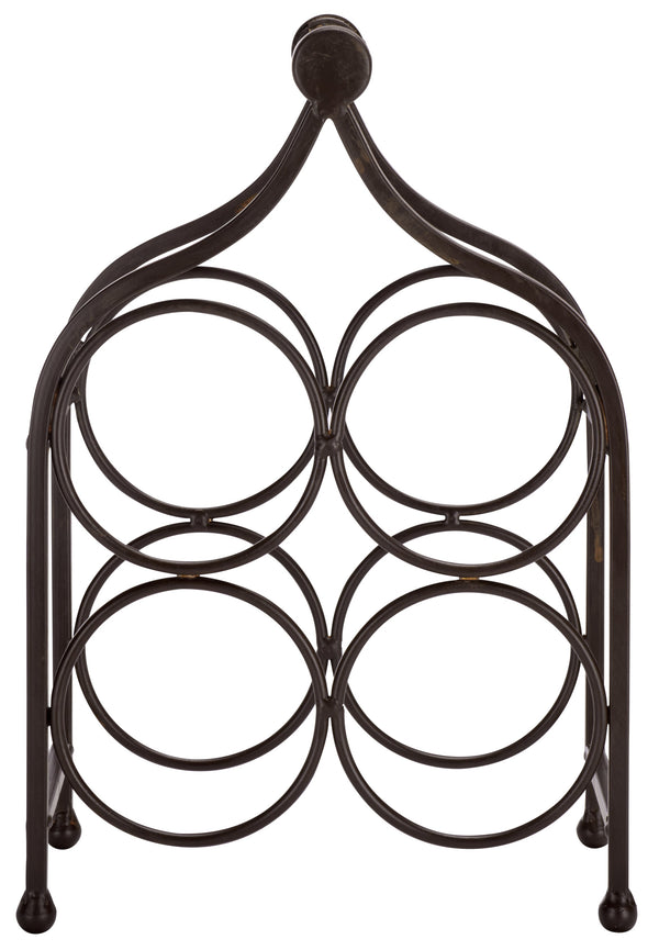 safavieh Floyd 4 Wine Bottle Holder | Safavieh - PAT5041