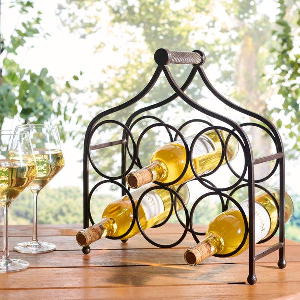 Safavieh Floyd 6 Wine Bottle Holder | Safavieh - PAT5042