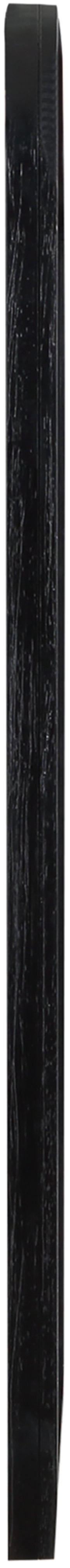 Safavieh Fluted Black Solid Wood And Oak Veneer Mirror | Meridian Furniture - 314Black-M