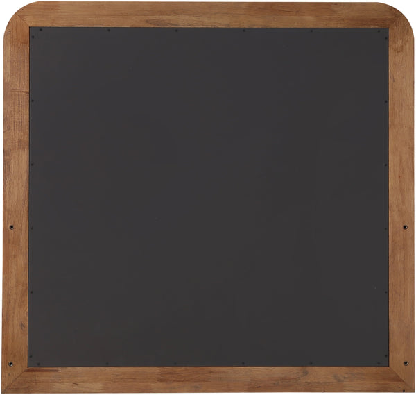Safavieh Fluted Walnut Solid Wood And Oak Veneer Mirror | Meridian Furniture - 314Walnut-M