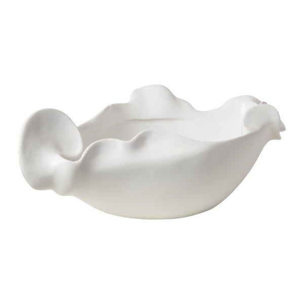 Safavieh Free Form Bowl-Matte White-Sm | Global Views - 7.10299
