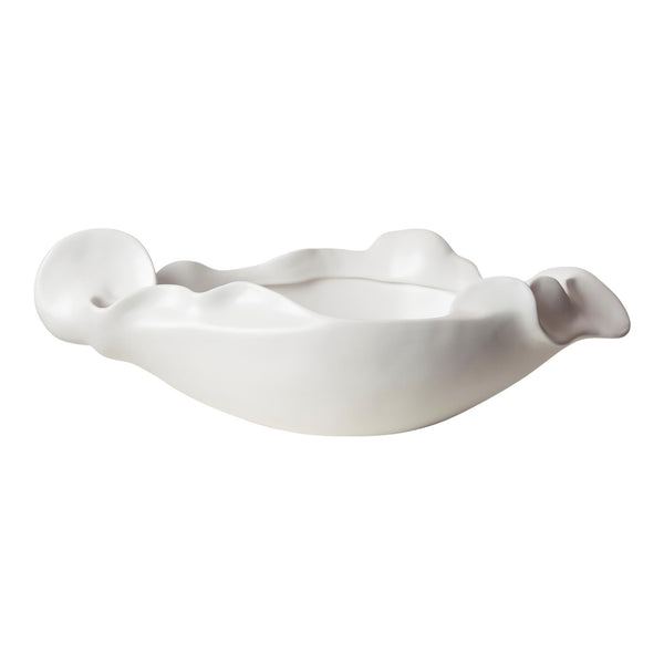 safavieh Free Form Bowl-Matte White-Sm | Global Views - 7.10299