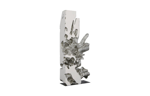 safavieh Freeform Sculpture White Silver Leaf | Phillips Collection - PH63351