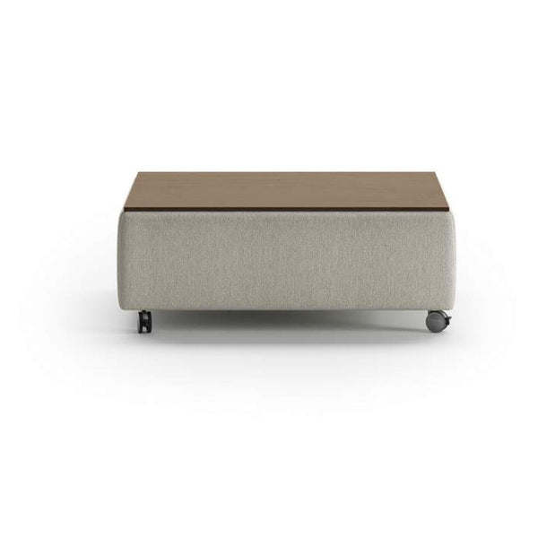 safavieh Functional Coffee Table - Fun 496 - Walnut Table Top - Casters | Luonto Furniture - FUNC-QO-FUN/496-TOP/WA-WHL