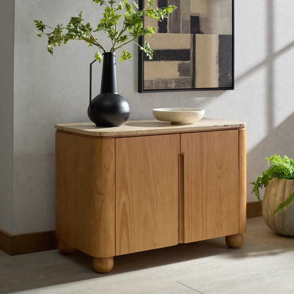 Safavieh Giuletta Travertine Top Chest | Safavieh Couture - SFV5544