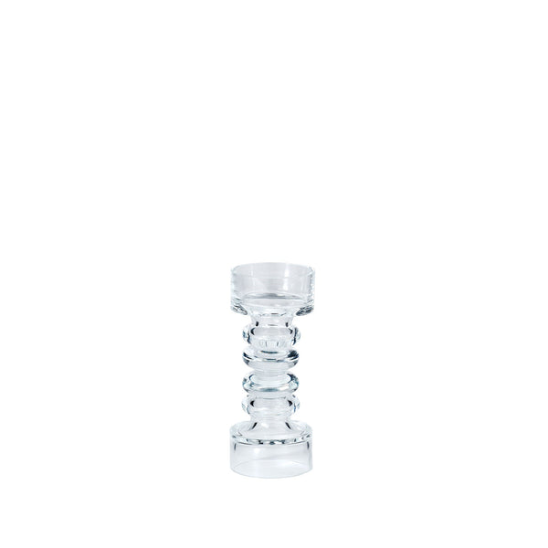 Safavieh Glass Ribbed Candleholder/Vase-Sm | Global Views - 1520