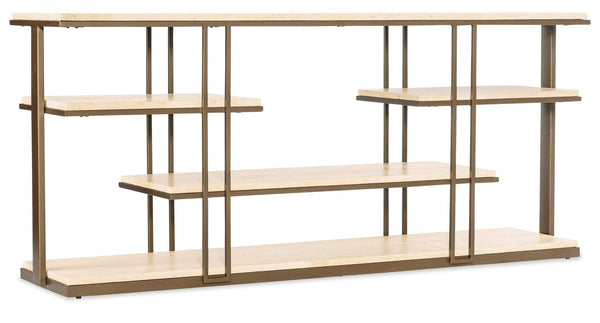 safavieh Granger Stone & Metal Console - Brown | Hooker Furniture - M24-85400-00