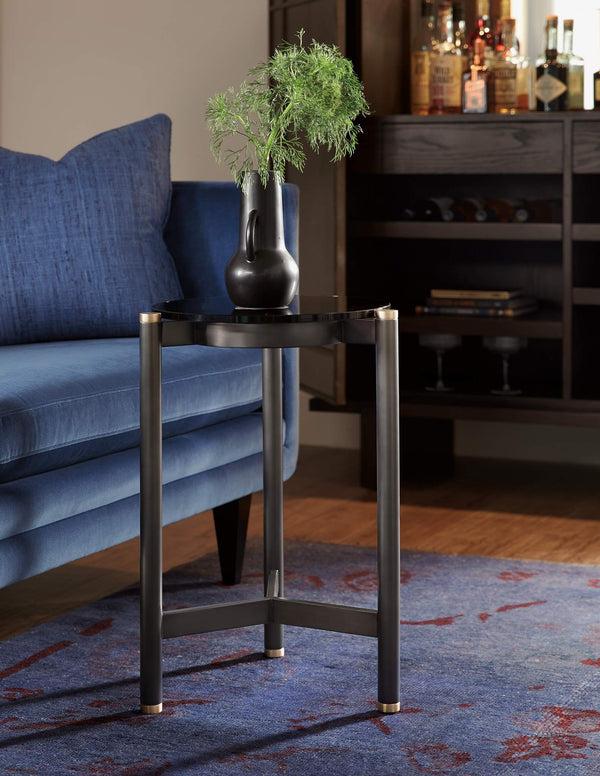 Safavieh Grayson Drink Table - Black | Hooker Furniture - M38-80117-00