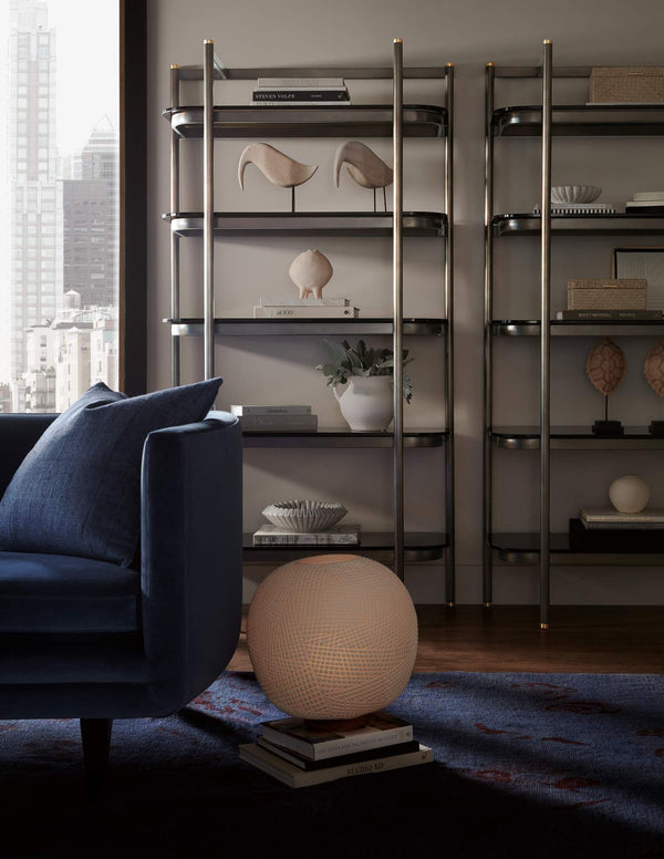 Safavieh Grayson Etagere - Black | Hooker Furniture - M38-50350-00