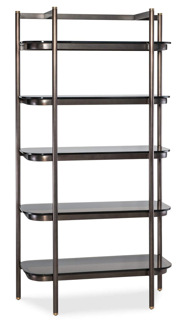 safavieh Grayson Etagere - Black | Hooker Furniture - M38-50350-00