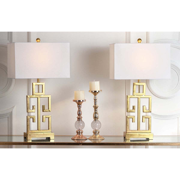 Safavieh Greek Key 29 Inch H Table Lamp (Set Of 2) | Safavieh - LIT4305