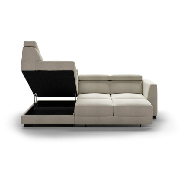 Safavieh Halti LHF Chaise + RHF Loveseat Sleeper - Atlantic 02 - 402/6 Walnut | Luonto Furniture - HALT-FO+BMV-ATLA/02-402/6-WA