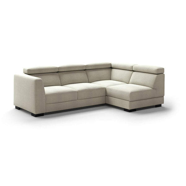 Safavieh Halti LHF Loveseat Sleeper + RHF Chaise - Atlantic 02 - 402/6 Walnut | Luonto Furniture - HALT-BMV+FO-ATLA/02-402/6-WA