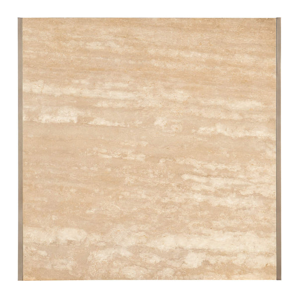 Safavieh Hammon Travertine/Metal Square Coffee Table | Hooker Furniture - M11-80110-00