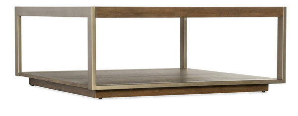 safavieh Hammon Wood/Metal Square Coffee Table | Hooker Furniture - M11-80110-89