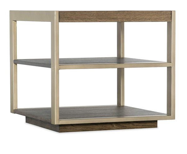 safavieh Hammon Wood/Metal Square Side Table | Hooker Furniture - M11-80113-89