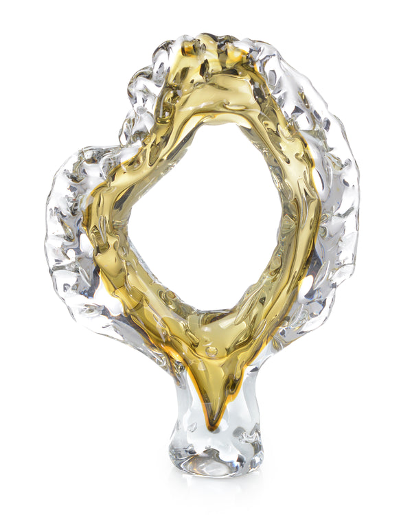 safavieh Handblown Coffee Bronze Glass Sculpture II | John-Richard - JRA-13169