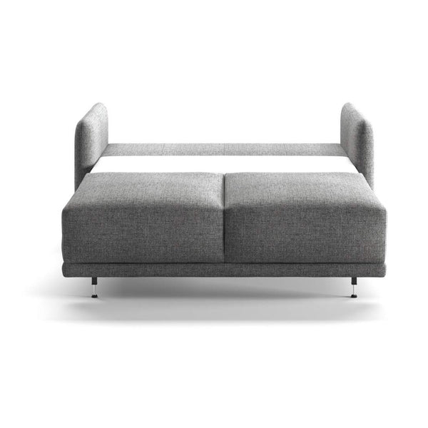 Safavieh Haven Queen Loveseat Sleeper - Atlantic 07 - 236/12 Brushed Metal | Luonto Furniture - HAVE-CHD-ATLA/07-236/12-BM