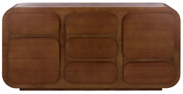 safavieh Herald 3 Shelf Wood Sideboard | Safavieh Couture - SFV5547