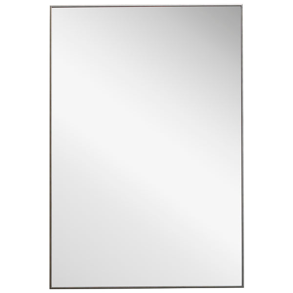 safavieh Home Decor Contemporary Thin Frame Mirror - Silver