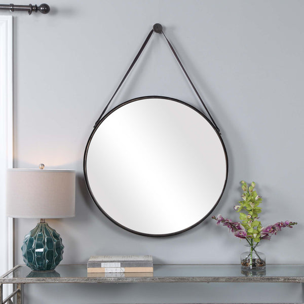 Safavieh Home Decor Mirror - Antiqued Bronze Metal Mirror