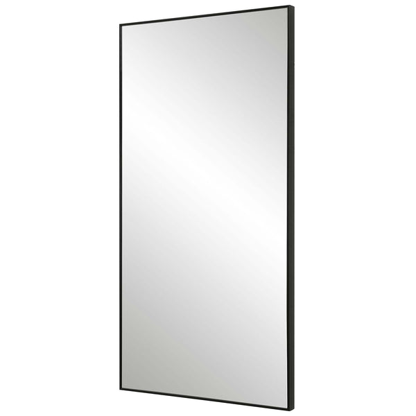 Safavieh Home Decor Mirror - Black Finish With Plain Mirror