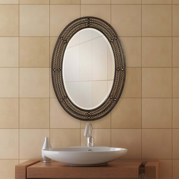 Safavieh Home Decor Mirror - Distressed Oil Rubbed Bronze