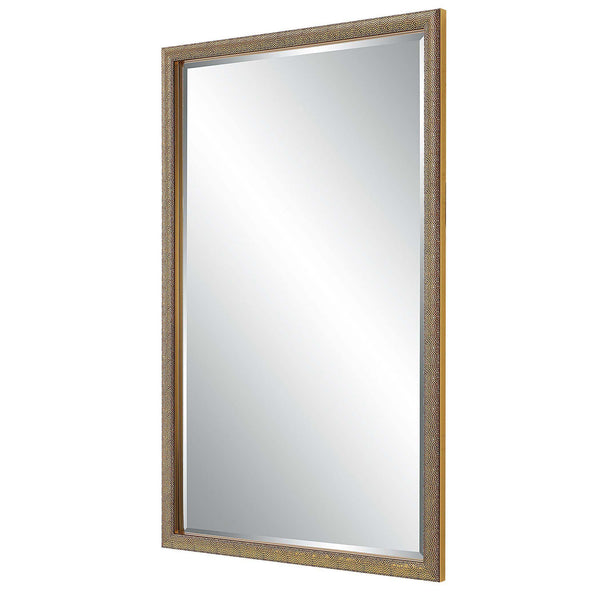 safavieh Home Decor Mirror - Gold With Dark Brown Background