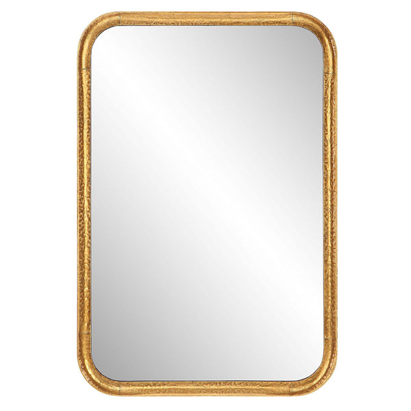 safavieh Home Decor Mirror - Lightly Antiqued Gold Leaf With Glaze