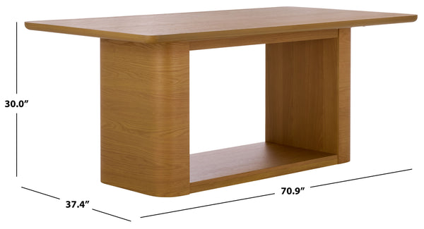 Safavieh Howard Oak Wood Dining Table | Safavieh Couture - SFV7250