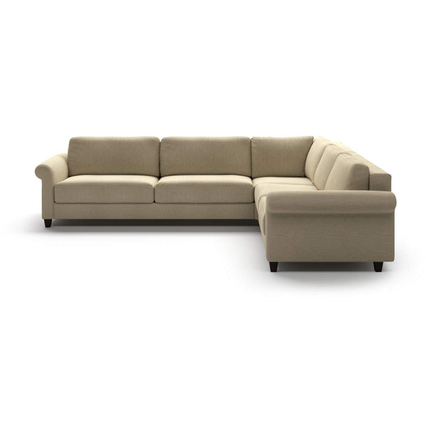 safavieh Hugo King Sectional Sleeper - Atlantic 03 - 104/9 Wenge | Luonto Furniture - HUGO-DNT+L+B-ATLA/03-104/9-WE
