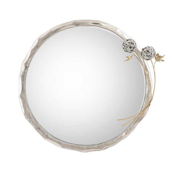 safavieh Hydrangea Mirror Nickel | John Richard - JRM-1452