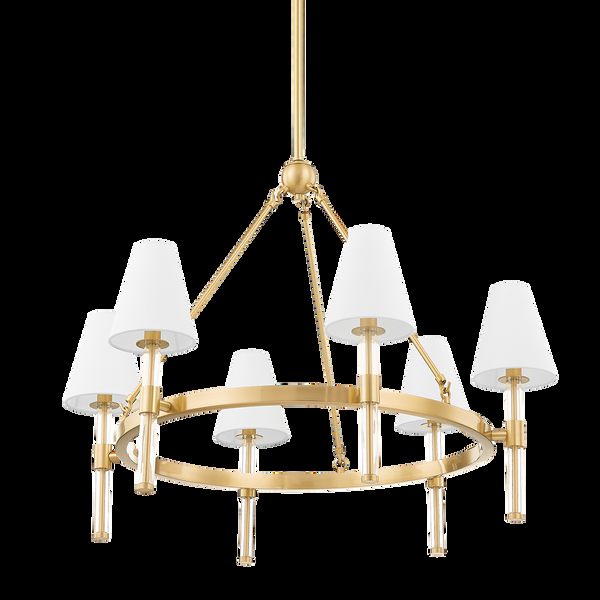 safavieh Janelle Chandelier | Mitzi Lighting - H630806-AGB
