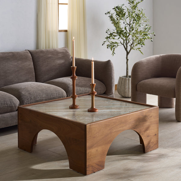 Safavieh Jaslina Marble Top Coffee Table | Safavieh Couture - SFV9754