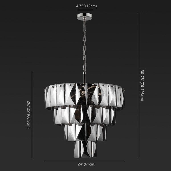 Safavieh Jaylee Crystal 4 Tier Chandelier | Safavieh Couture – CTL1055