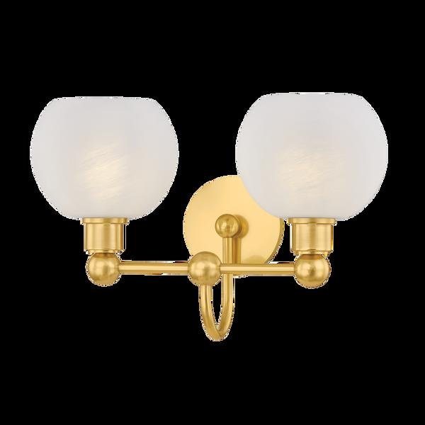 safavieh JERICA Bath And Vanity - Aged Brass | Mitzi Lighting - H1019302-AGB