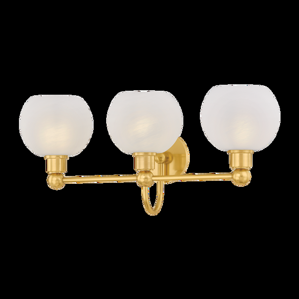safavieh JERICA Bath And Vanity - Aged Brass | Mitzi Lighting - H1019303-AGB
