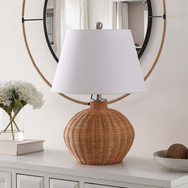 Safavieh Juana 22 Inch Rattan Table Lamp | Safavieh - TBL4468