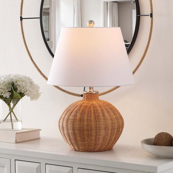 Safavieh Juana 22 Inch Rattan Table Lamp | Safavieh - TBL4468