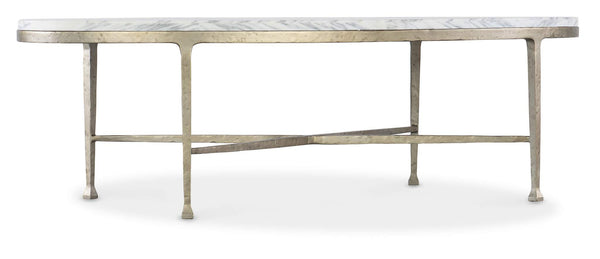 safavieh Jules Oval Coffee Table - Gold | Hooker Furniture - M13-80211-95