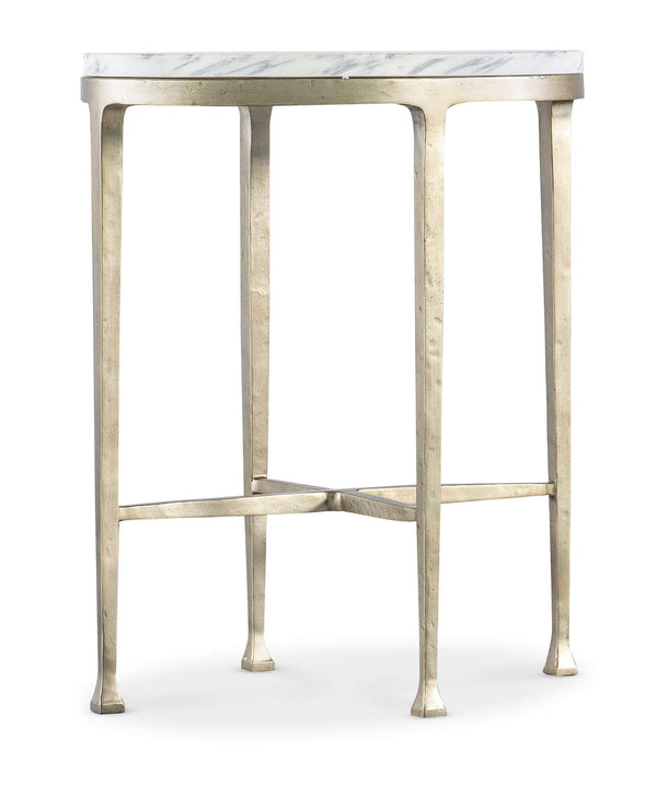 safavieh Jules Oval Drink Table - Gold | Hooker Furniture - M13-80117-95