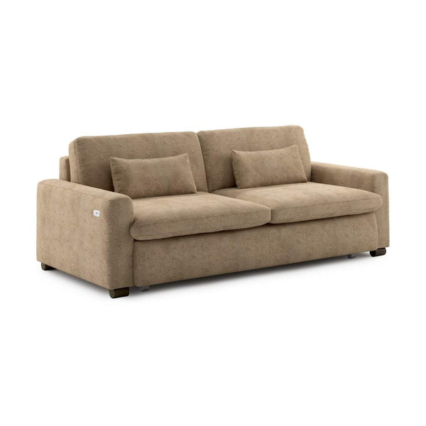 Safavieh Kai Full Sleeper Sofa - Cremona 18 - 504/6 Wenge | Luonto Furniture - KAI-DSD-PWR-CREM/18-504/6-WE