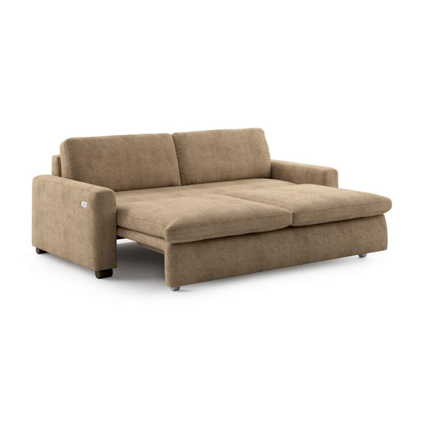 Safavieh Kai Full Sleeper Sofa - Cremona 18 - 504/6 Wenge | Luonto Furniture - KAI-DSD-PWR-CREM/18-504/6-WE