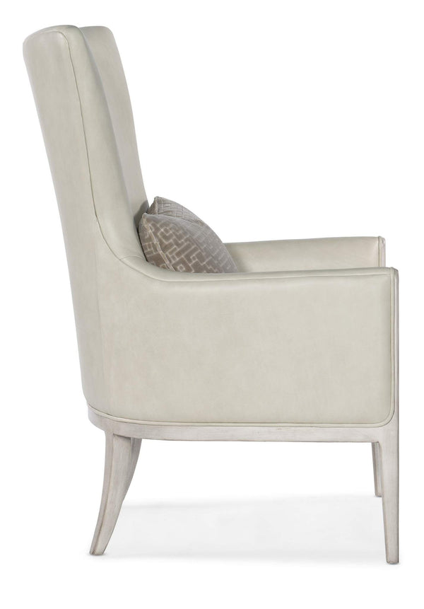 Safavieh Kyndall Club Chair With Accent Pillow - Beige | Hooker Furniture - CC903-003