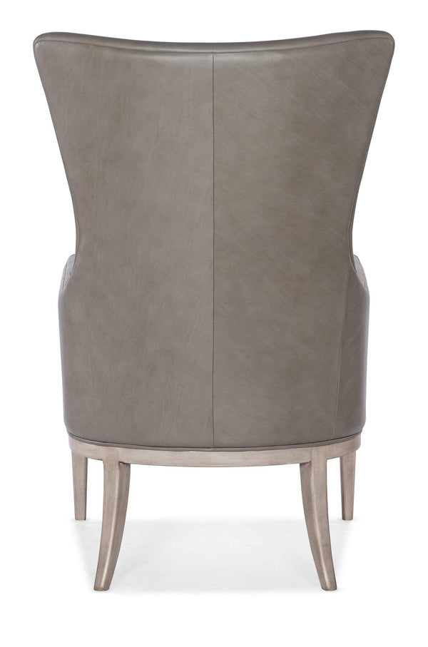 Safavieh Kyndall Club Chair With Accent Pillow - Grey | Hooker Furniture - CC903-092