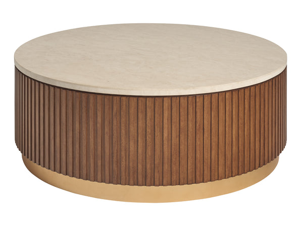 safavieh La Costa - Avenida Round Cocktail Table | Lexington Furniture - 420-943