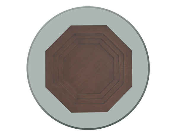 Safavieh La Costa - Cabrillo 54-Inch Glass Top Dining Table | Lexington Furniture - 420-874-54C